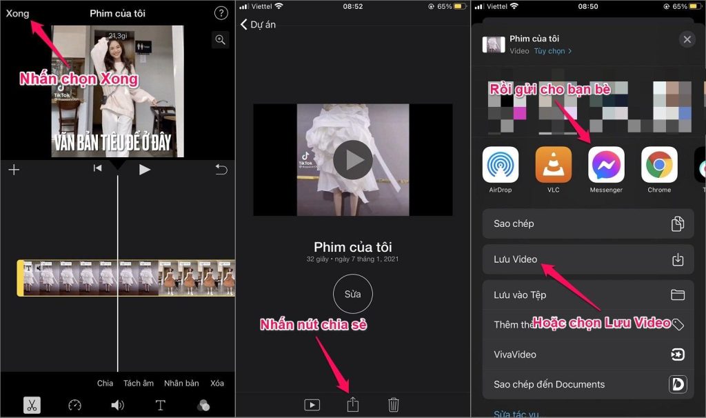 cách sửa video trên tiktok