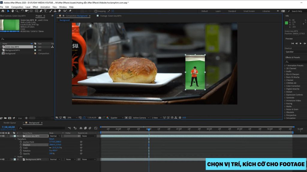 học làm kỹ xảo trong sản xuất video bằng adobe after effects