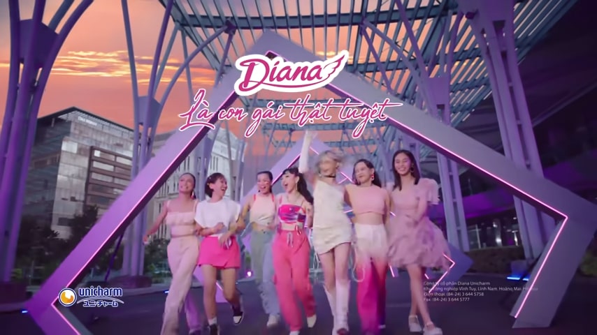 quảng cáo Diana