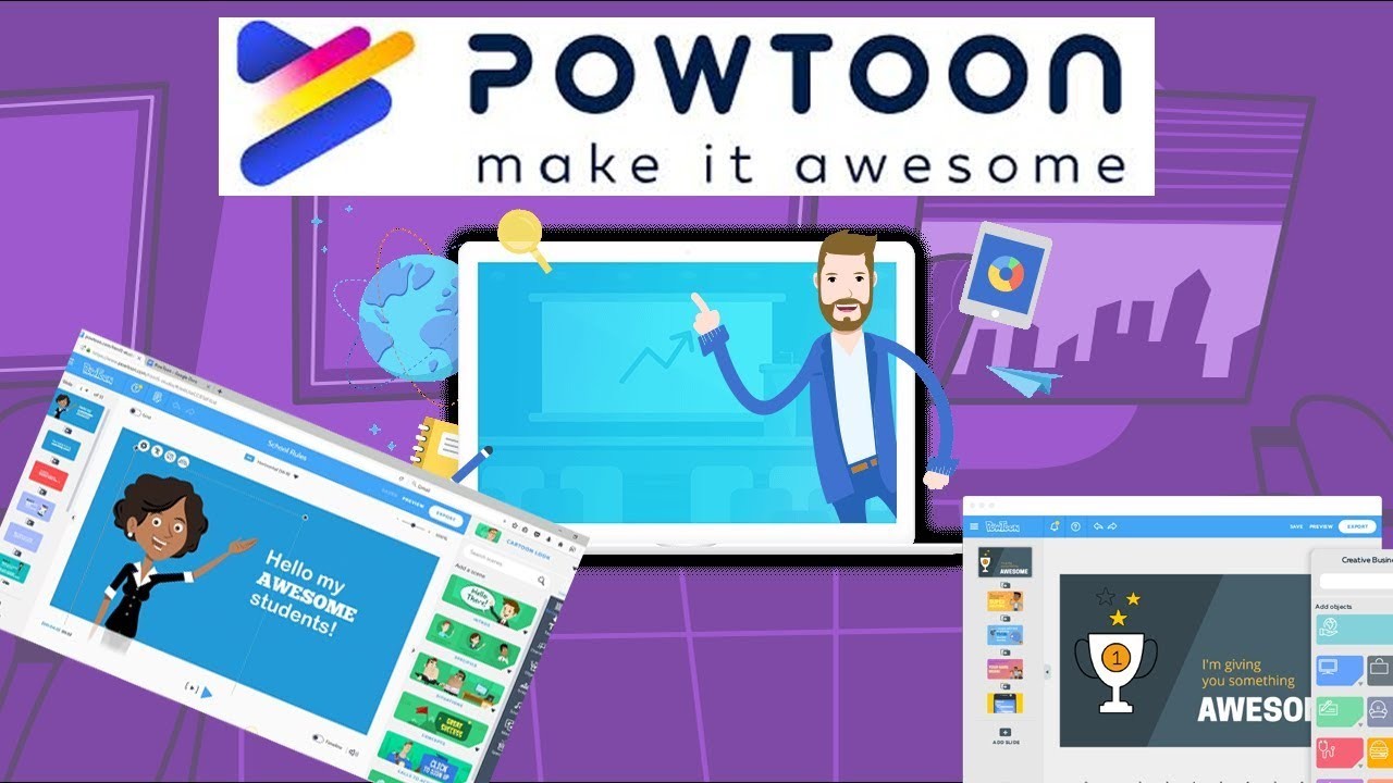 Powtoon.com là công cụ làm video hoạt hình trên nền tảng web