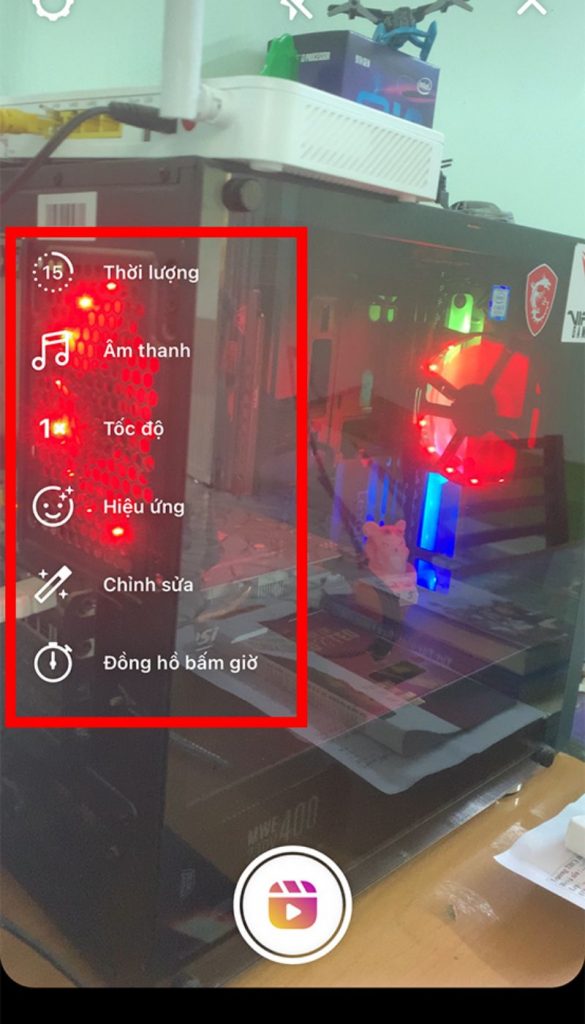 Cách quay video trên instagram không cần giữ
