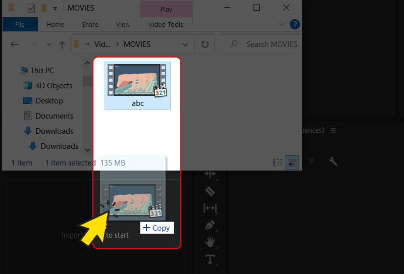 chèn logo vào video Adobe Premiere