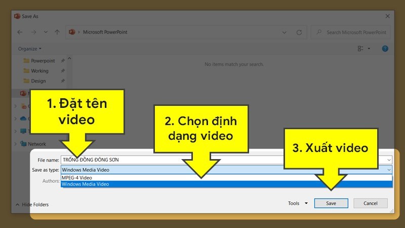 chuyển file ppt sang video